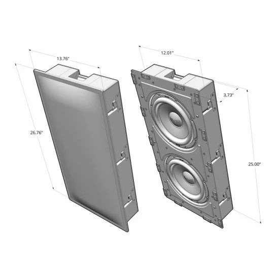 SVS 3000 In-Wall Single Subwoofer System