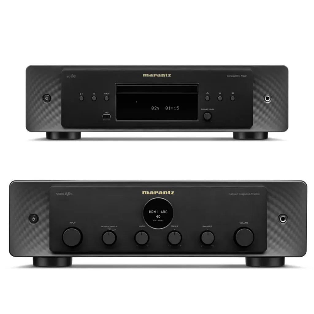 Marantz CD60 & MODEL40N Combo (Black)