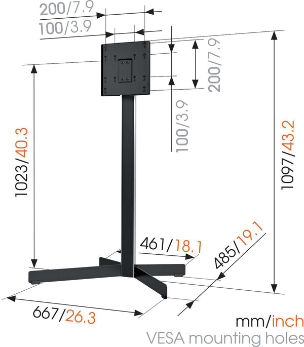 Vogels EFF 8230 TV Floor Stand